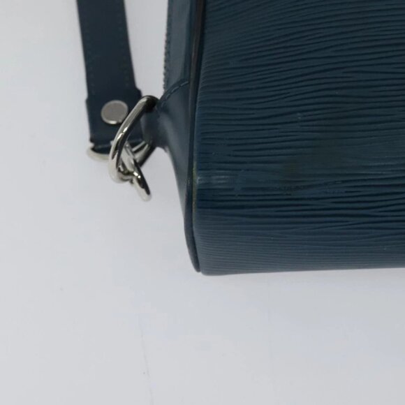 LOUIS VUITTON Epi Neo-Osh Clutch Bag Cyan LV Auth 120827 - Picture 4 of 16